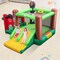 Kids Inflatable Bounce House With Double Slides Basketball Hoop Outdoor Play